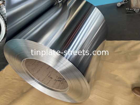 Breite 512-986 mm Primär-elektrolytische Zinnplatte Spirale Zinnbeschichtung 2.8/2.8 T5 DR8 TS260 TH520
