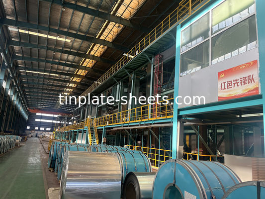 Blechbleche für chemische Dosen und Lebensmitteldosen MR und SPCC Material 0,15-0,49 mm Dicke 600 mm-986 mm Breite