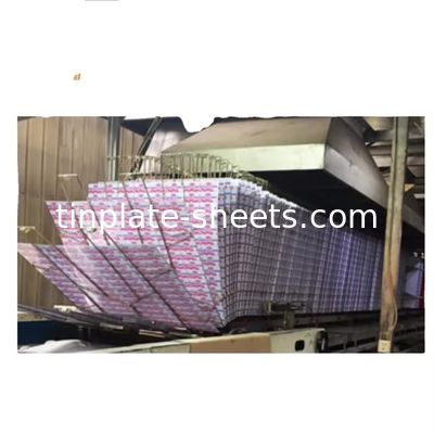 ASTM624 Standard 4 Farbdruckdosen Zinnplatte 0,15-0,40 mm Dicke T2,5-T5