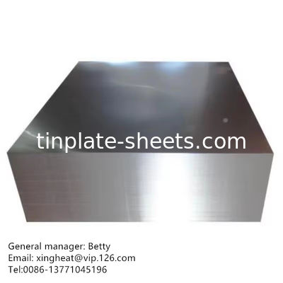 Blechbleche für Chemie- und Lebensmittelkonserven 0,15-0,49 mm Dicke Elektrolytische Blechbleche MR SPCC Material 600-986 mm Breite