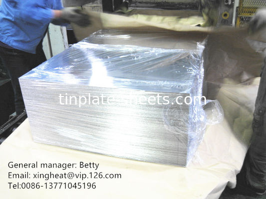 Zinnfolie für Metallverpackungen mit 1.1/1.1 2.2/2.2 2.8/2.8 5.6/5.6 2.0/2.0 2.8/5.6 Zinnbeschichtung und 4-8 MT Gewicht pro Packung