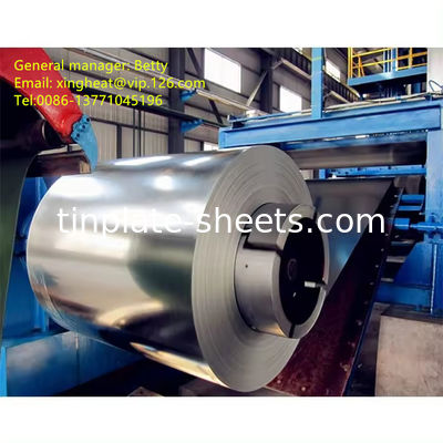 Elektrolytische Blechplatten mit T2-T5 Temperatur 5.6/5.6 Blechbeschichtung Matte Oberfläche Beenden 600mm-1160mm Schneidlänge