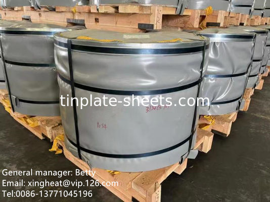 T2/T2.5/T3/T4/T5 Temperatur Elektrolytische Zinnplatten Spirale Verpackung Langlebig