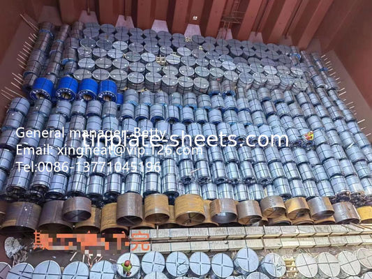 Blechbleche für Chemie- und Lebensmittelkonserven MR SPCC Material 0,15-0,49 mm Dicke 600 mm-986 mm Breite Helle Oberfläche