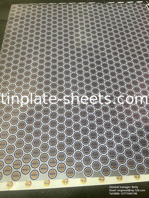 Blechplatten für Dosen in hellen/Stein/Silber/Matte Oberfläche mit Blechbeschichtung und ausgezeichnete Schweißbarkeit und Formbarkeit