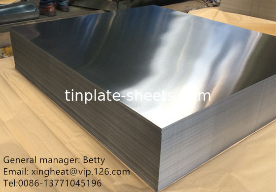 Blechplatten aus hellem/Stein/Silber/Mattenblechplattiertem Stahl für Dosen mit hoher Haltbarkeit und individueller Dicke