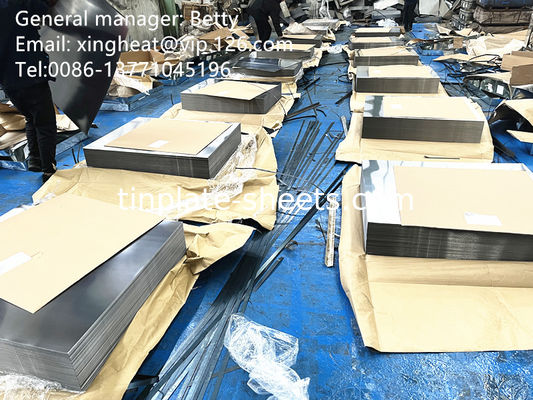 Blechplatten für langlebige und vielseitige Verpackungen
