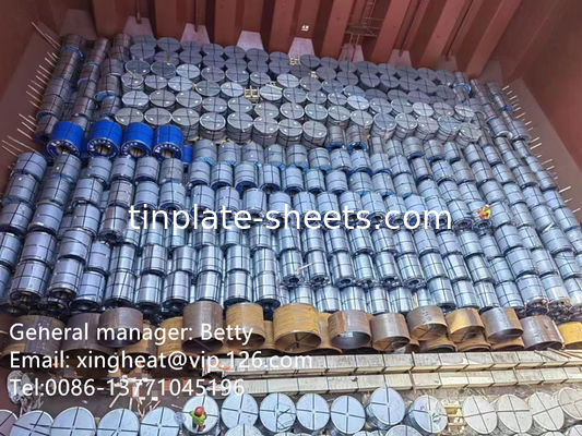 Chrombeschichtung Zinnfreies Stahlblech 0,17 mm - 0,48 mm individuell T3 T4