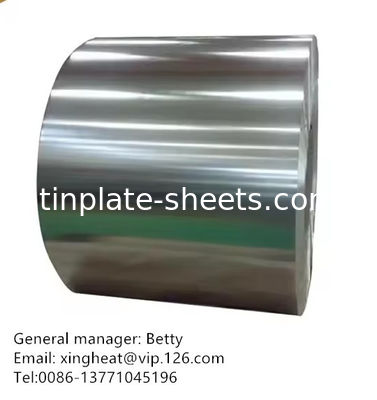 508 mm oder 420 mm ID Zinnfreie Stahlspule Chrombeschichtung Rostdicht