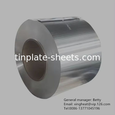 3-8 Tonnen Zinnfreie Stahlspule JIS G3303 Standard Steinoberfläche Fertig T3 T4 T5Temper