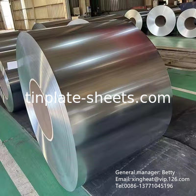 3-8 Tonnen Zinnfreie Stahlspule JIS G3303 Standard Steinoberfläche Fertig T3 T4 T5