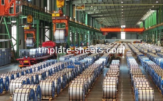 Breite 512-980 mm Primärelektrolytische Blechplatte T3 T4 T5 Blechplattenfabrik