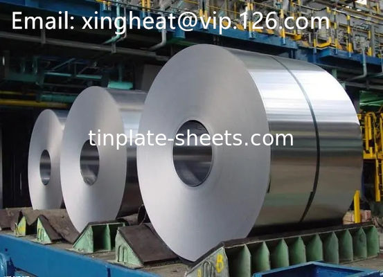 Breite 512-980 mm Primärelektrolytische Blechplatte T3 T4 T5 Blechplattenfabrik
