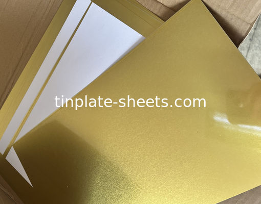 Customized Printed Tinplate Sheet für Batterieverpackungen mit hellen Oberflächenveredelung