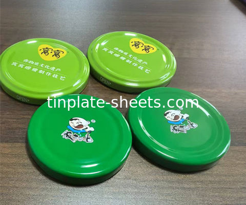 Zusammengestellte elektrolytische Blechplatten für die Verpackung 0,13-0,48 mm Dicke T2-T5 Temperatur 1,5-1,85 MT Gewicht JIS G3303 Standard