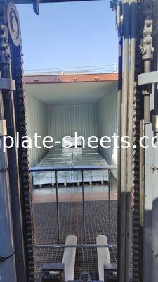 Zusammengestellte elektrolytische Blechplatten für die Verpackung 0,13-0,48 mm Dicke T2-T5 Temperatur 1,5-1,85 MT Gewicht JIS G3303 Standard