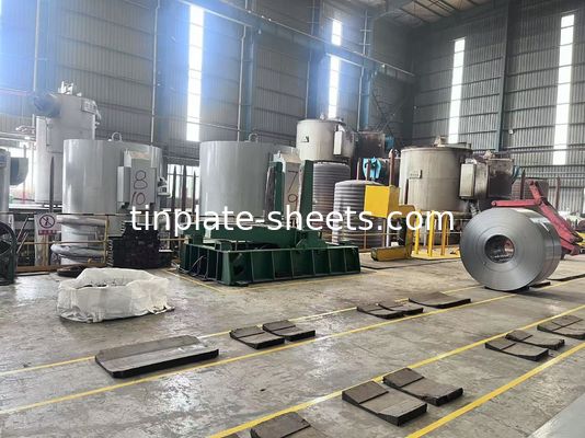 Elektrolytische Blechplatten MR und SPCC Material 0,13-0,48 mm Dicke 600 mm-986 mm Breite 600 mm-1160 mm Schneidlänge T2-T5 Temperatur
