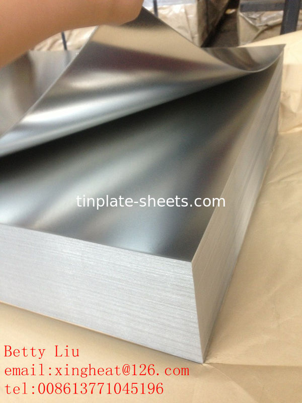 Stahlbleche für Verpackungsdosen JIS G3303 Standard T3 T4 T5 DR8 2.8/2.8 STONE FINISH Elektrolytische Stahlbleche