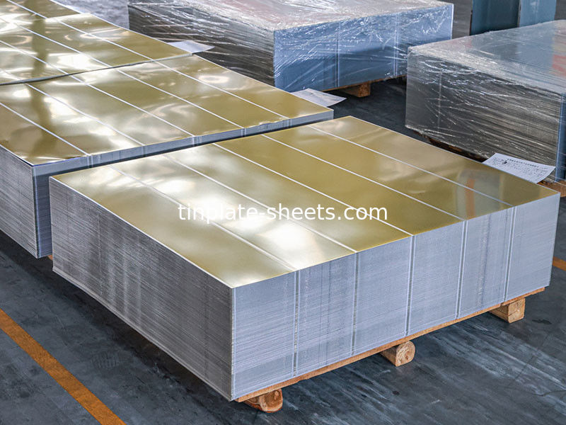 JIS G3303 EN10202 und ASTM624 Standardblechplatten für chemische Dosen und Lebensmitteldosen