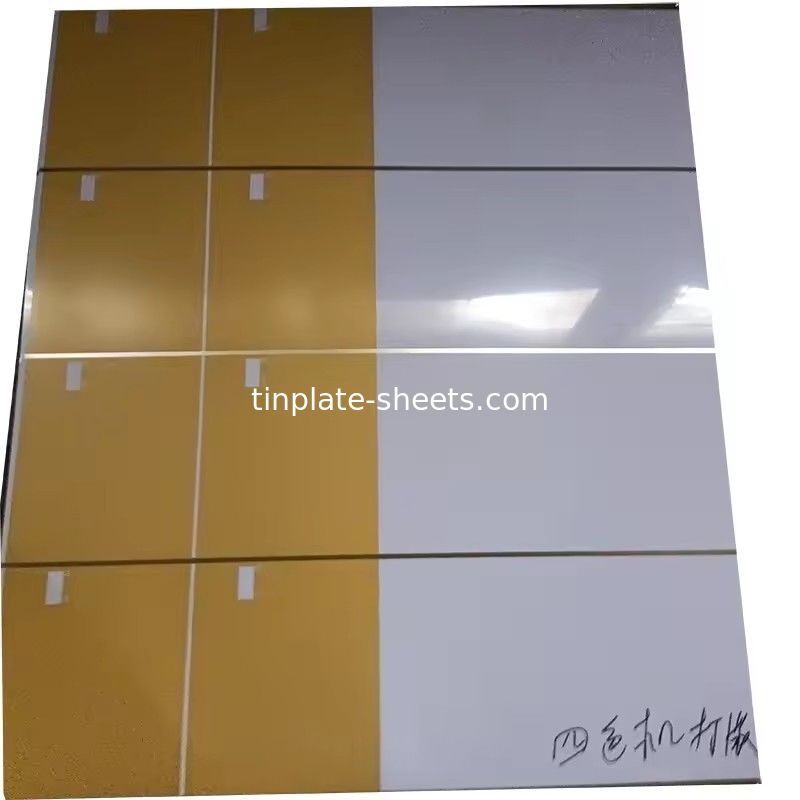 T4 Blechdruckblatt mit 6 Farben 4 Farbdruck Blechdruckdruck Blechdruck Weißgolddruck T3