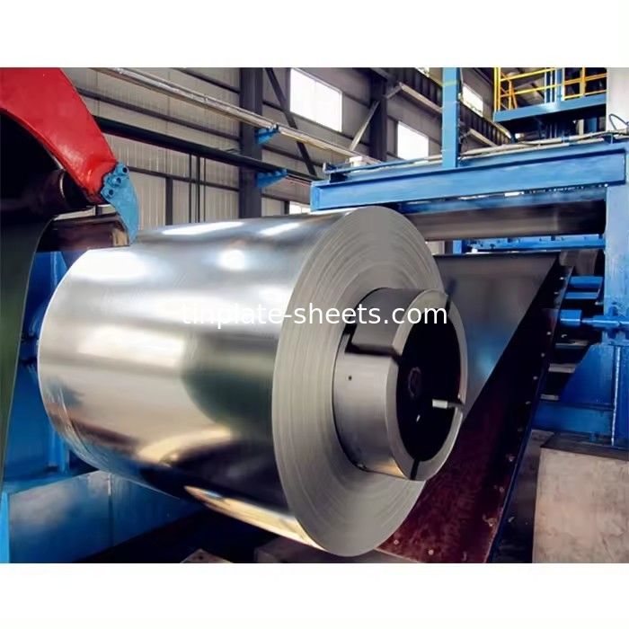 Breite 512-986 mm Primärelektrolytische Zinnplatten-Spule Zinnbeschichtung 2.8/2.8 T4 T5 DR8 TS260 TH520