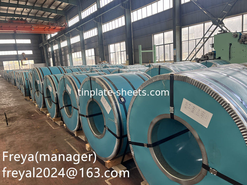 Good Quality Tinplate For Crown Caps Food Cans 2.0/2.0 Tinplate Mill Factory Manufacturer T2.5 T3 T4 T5 DR8 DR9