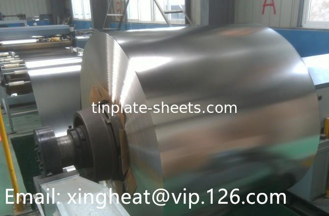 OEM-ODM-Dienst Tinplate Coil 512mm-986mm Breite Hochleistung T3 T2.5 T4