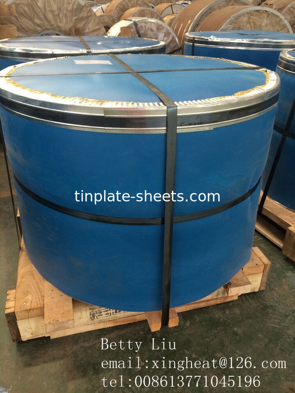 Blechspirale für Lebensmittelkonserven und mehr 0,15-0,49 mm Dicke 600-986 mm Breite 4-8 MT pro Spirale JIS G3303 EN10202 ASTM624 Konform