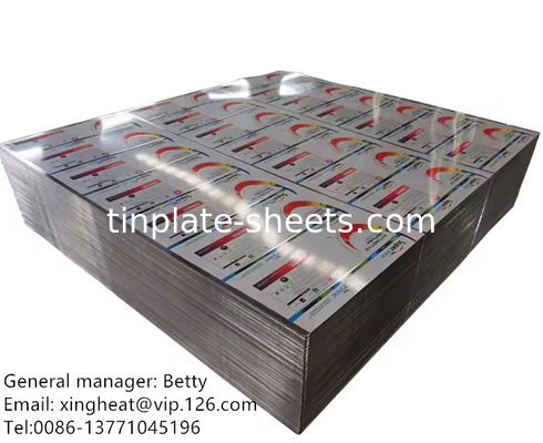 T4 Lackierte Blechbleche Dauerhafte und vielseitige Blechbleche zum Drucken und Verpacken